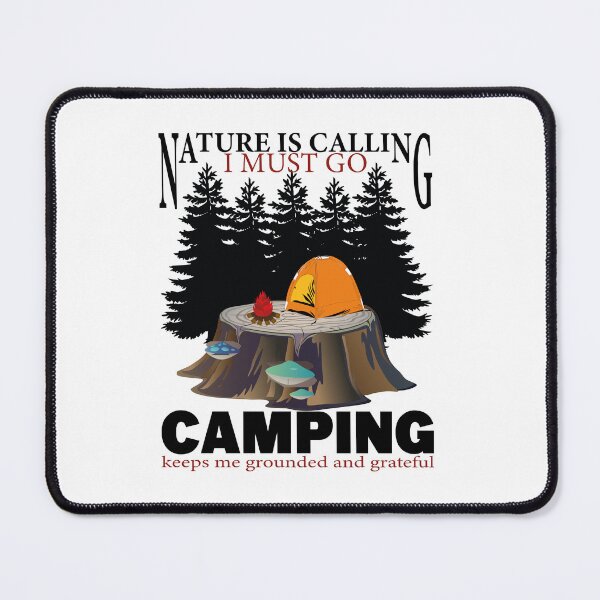 Item preview, NATURE IS CALLING I MUST GO|Nature Is Calling I Must Go Camping| Camping Is My Therapy Nature Is Calling| Gift for Campers| Colorful Funny Camping designed and sold by al21ex.