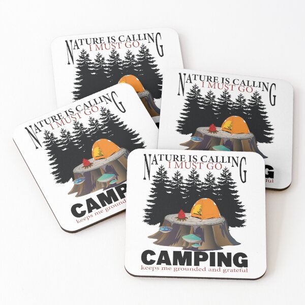 Item preview, NATURE IS CALLING I MUST GO|Nature Is Calling I Must Go Camping| Camping Is My Therapy Nature Is Calling| Gift for Campers| Colorful Funny Camping designed and sold by al21ex.