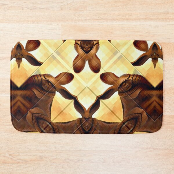Item preview,  *Crossbreeding 3D Elephantrabbit Geometric Chocolate Abstract Art* designed and sold by Ralek.
