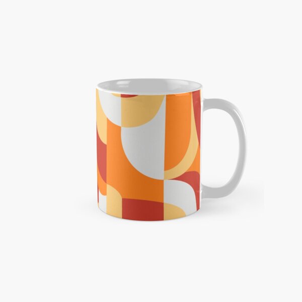 Item preview, Orange Abstract Retro Pattern designed and sold by coverinlove.