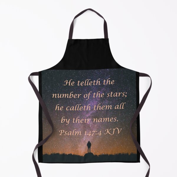Item preview, Psalm 147:4 King James Version Bible Verse designed and sold by Caregiverology.
