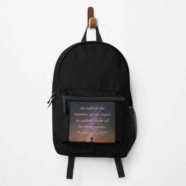 Item preview, Psalm 147:4 King James Version Bible Verse designed and sold by Caregiverology.