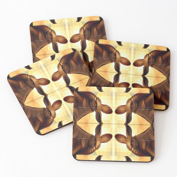 Item preview,  *Crossbreeding 3D Elephantrabbit Geometric Chocolate Abstract Art* designed and sold by Ralek.