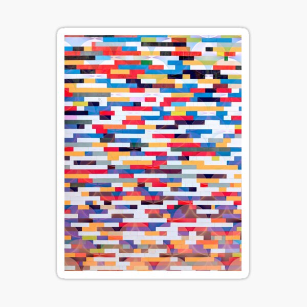 Artful Expression: Captivating Pattern Design Sticker
