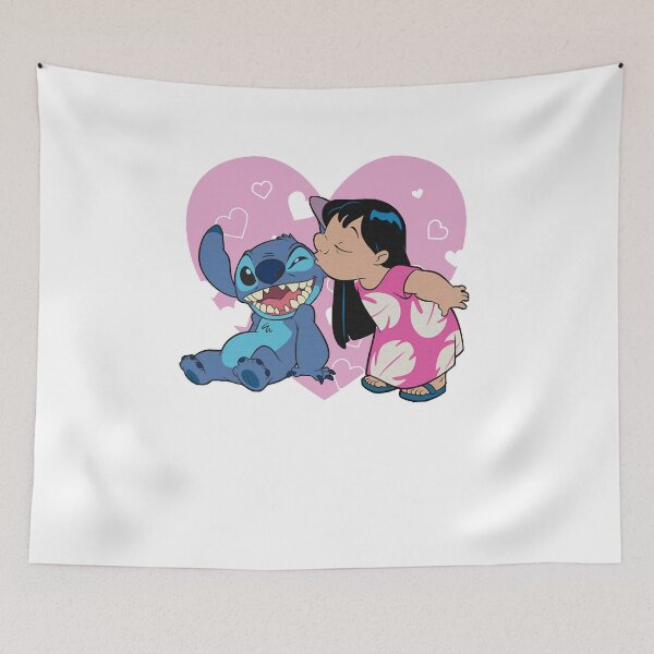 Artikelvorschau, Big & Tall Lilo & Stitch Lilo und Valentinsküsse entworfen und verkauft von JeanHillz.