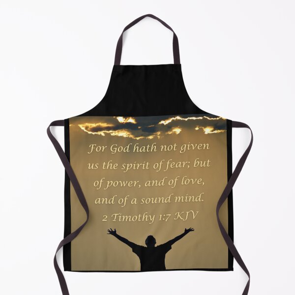 Item preview, 2 Timothy 1:7 King James Version Bible Verse designed and sold by Caregiverology.
