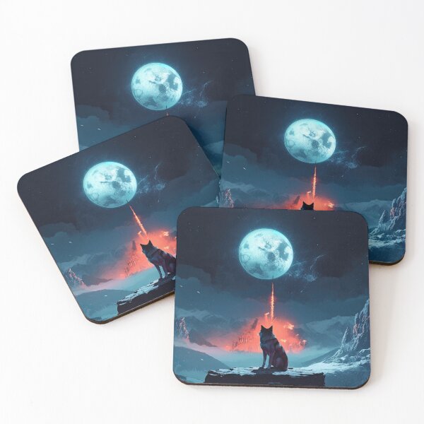 Item preview, Lone Wolf Under the Full Moon designed and sold by FireScreen.