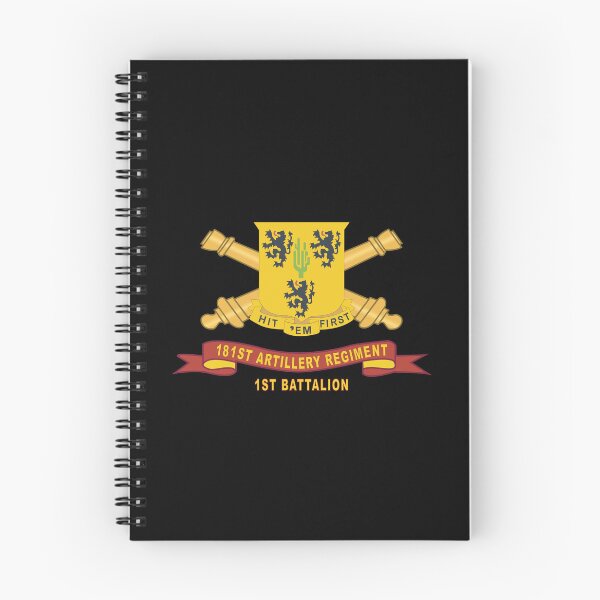 Item preview, Army - 181st Field Artillery Regiment - DUI w Br - Ribbon, 1st Battalion X 300 designed and sold by Military Insignia Products.