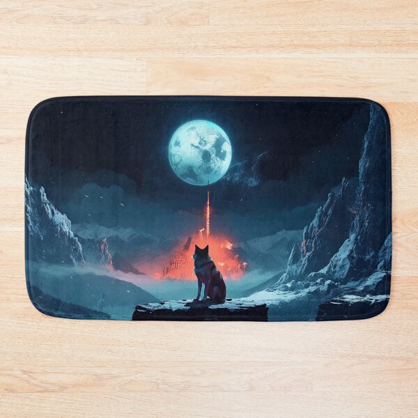 Artikelvorschau, Lone Wolf Under the Full Moon entworfen und verkauft von FireScreen.