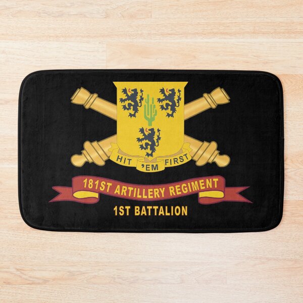 Artikelvorschau, Armee – 181. Feldartillerie-Regiment – DUI w Br – Band, 1. Bataillon X 300 entworfen und verkauft von Military Insignia Products.