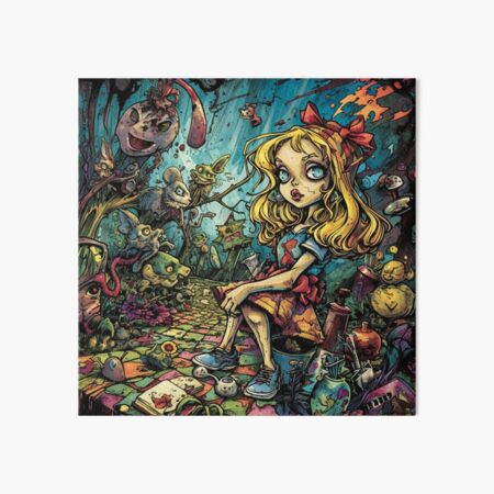 Alice The Queen Of Roses Art Board Print for Sale by