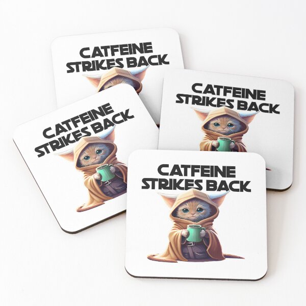 Item preview, Coffee Cat Drink Galactic Catfeine Warrior - Feline Force Brew Master designed and sold by ElLocoMus.