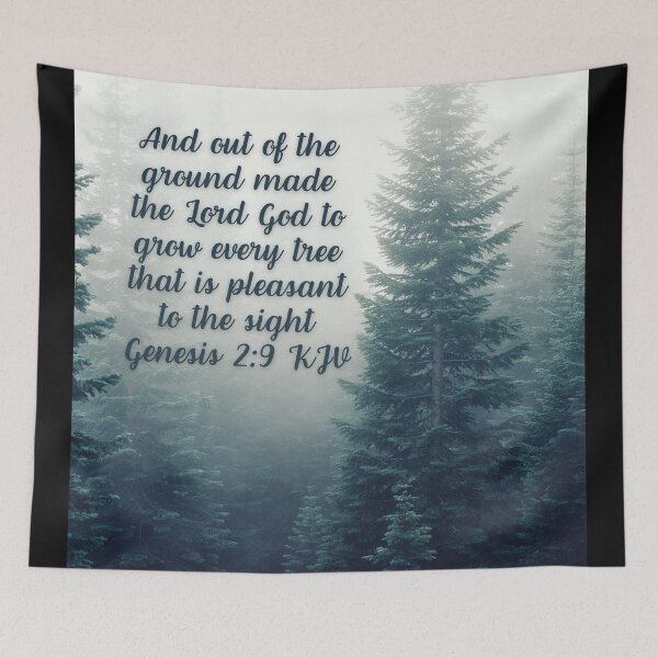 Item preview, Genesis 2:9 King James Version Bible Verse designed and sold by Caregiverology.