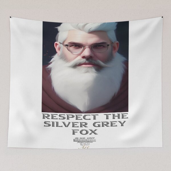 Item preview, Respect the silver grey fox [White brother] designed and sold by markyboyce247.