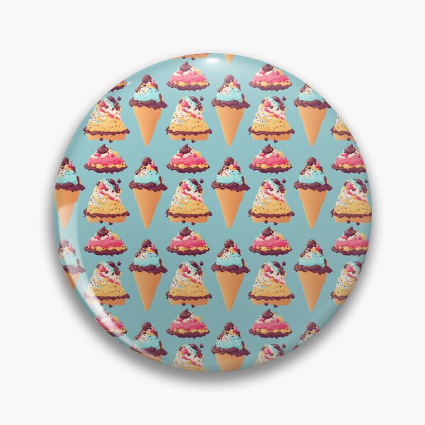 Item preview, Ice cream cones on light Blue Background designed and sold by Aaron2610.