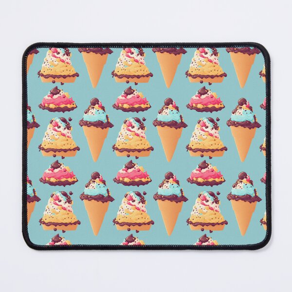 Item preview, Ice cream cones on light Blue Background designed and sold by Aaron2610.