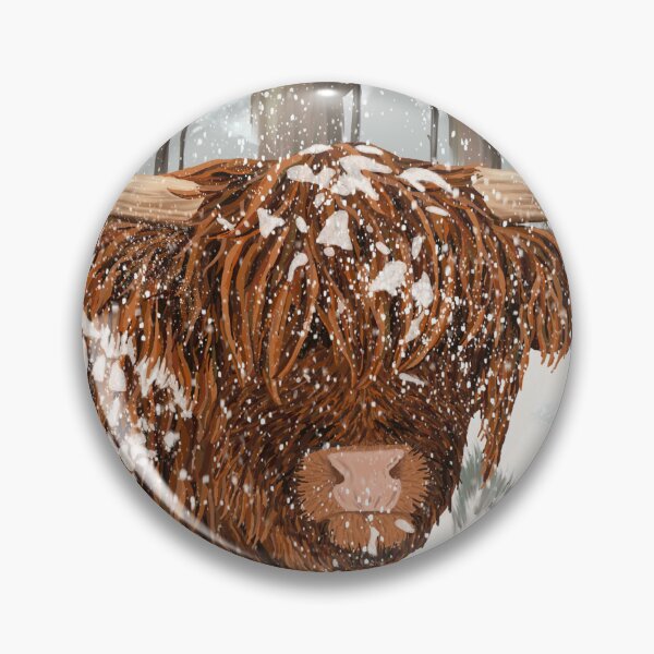 Item preview, Highland vaca en la nieve. designed and sold by Iona’s Crafty Chaos.