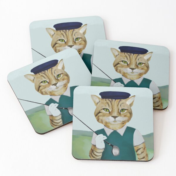Item preview, Gato golfista profesional designed and sold by rmoneeshop.