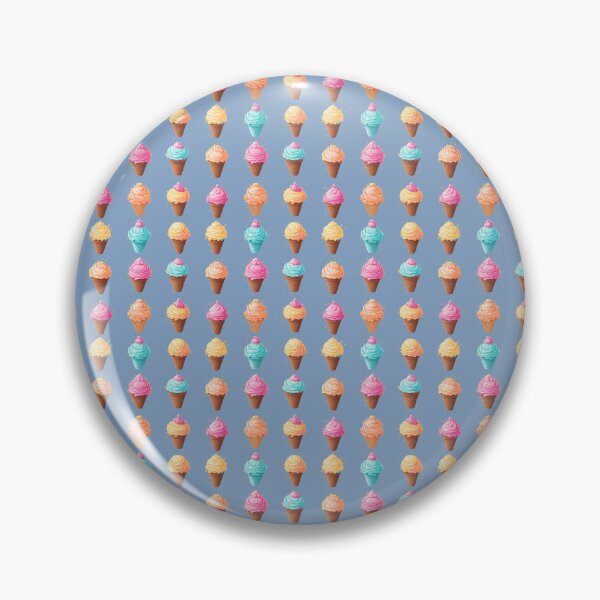 Item preview, Colorful Ice cream cones on Blue Background designed and sold by Aaron2610.