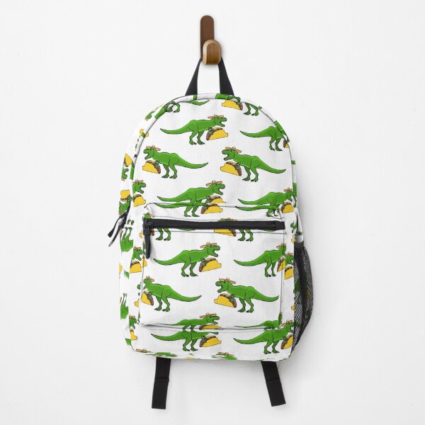 Item preview, Tyrannosaurus rex eating tacos - white designed and sold by littlearrow.