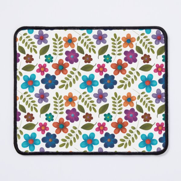 Item preview, Flowers pattern - white designed and sold by Manuela Alzetta.
