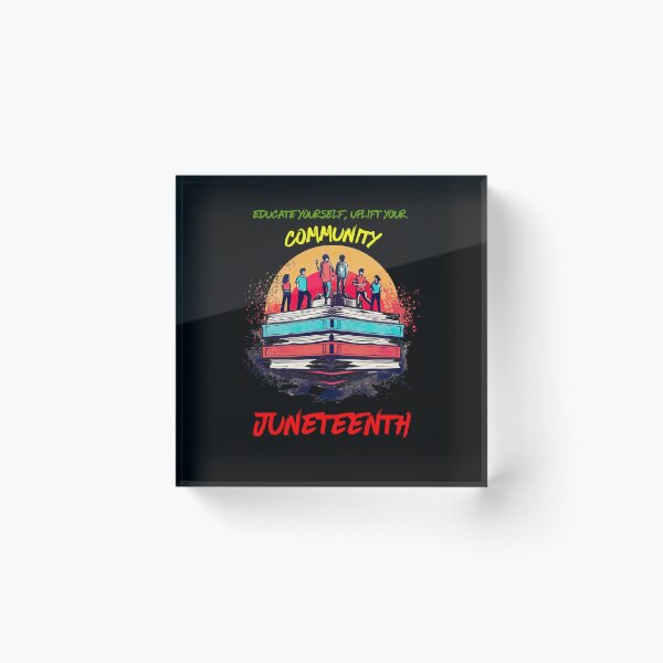 Item preview, Juneteenth - educate yourself, uplift your community designed and sold by PeppernCo.