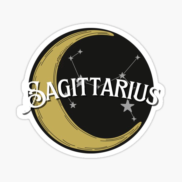 Item preview, Celestial moon in Sagittarius design. designed and sold by CreativeStrand.