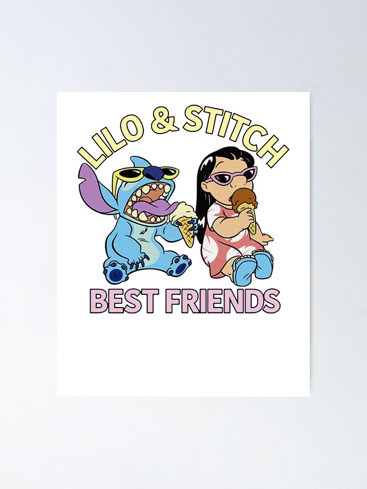 Póster for Sale con la obra «Mejores amigos de Lilo y Stitch para