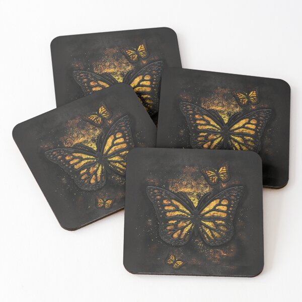 Item preview, black gold butterfly designed and sold by CrisMor-Art.