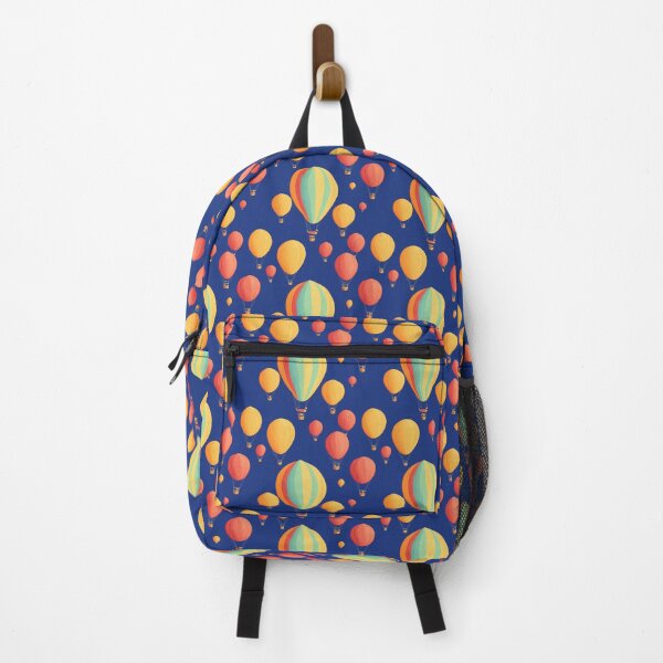 Item preview, Vibrant Hot Air Balloons on Blue Background designed and sold by Aaron2610.
