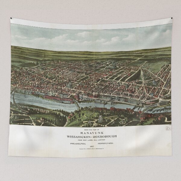 Item preview, Manayunk, Pennsylvania (1907) designed and sold by allhistory.