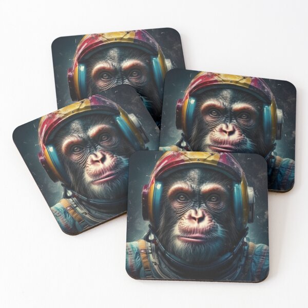 Item preview, Chimp in a spacesuit  designed and sold by HeatPrintClub.