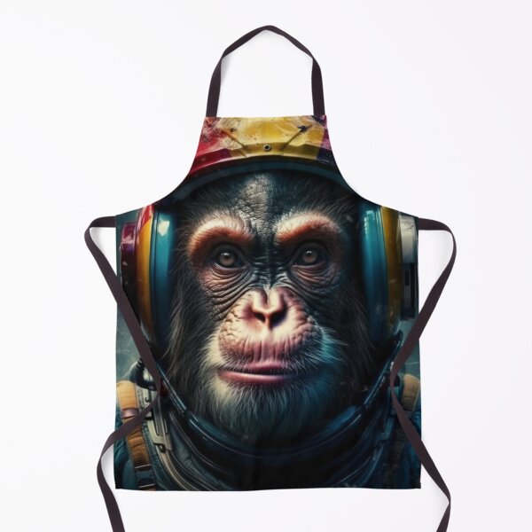 Item preview, Chimp in a spacesuit  designed and sold by HeatPrintClub.