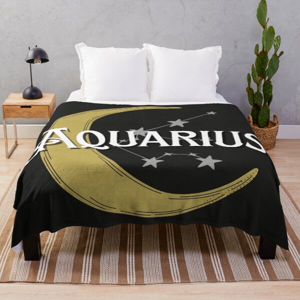 Item preview, Celestial moon in Aquarius design. designed and sold by CreativeStrand.