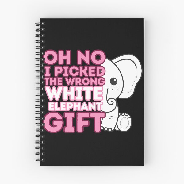 Item preview, Oh No i picked the wrong white elephant gift, colorful eye-catching design with an elephant  designed and sold by Drzamag.