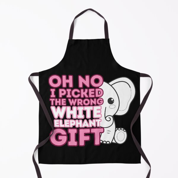 Item preview, Oh No i picked the wrong white elephant gift, colorful eye-catching design with an elephant  designed and sold by Drzamag.