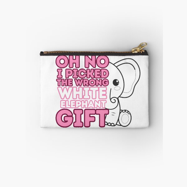 Item preview, Oh No i picked the wrong white elephant gift, colorful eye-catching design with an elephant  designed and sold by Drzamag.