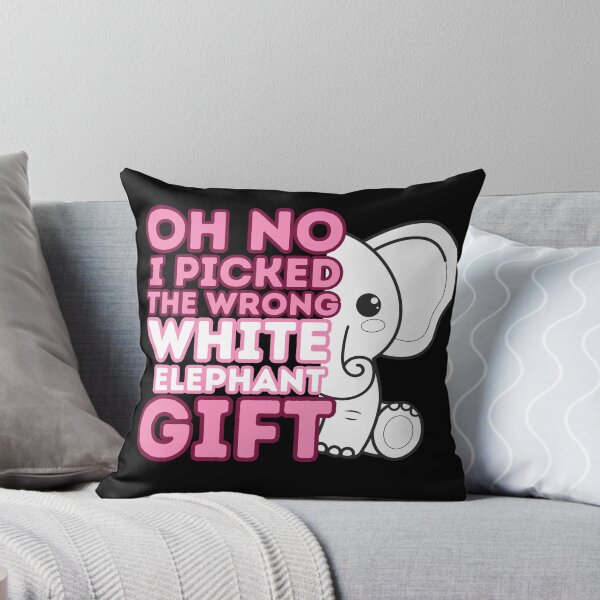 Item preview, Oh No i picked the wrong white elephant gift, colorful eye-catching design with an elephant  designed and sold by Drzamag.
