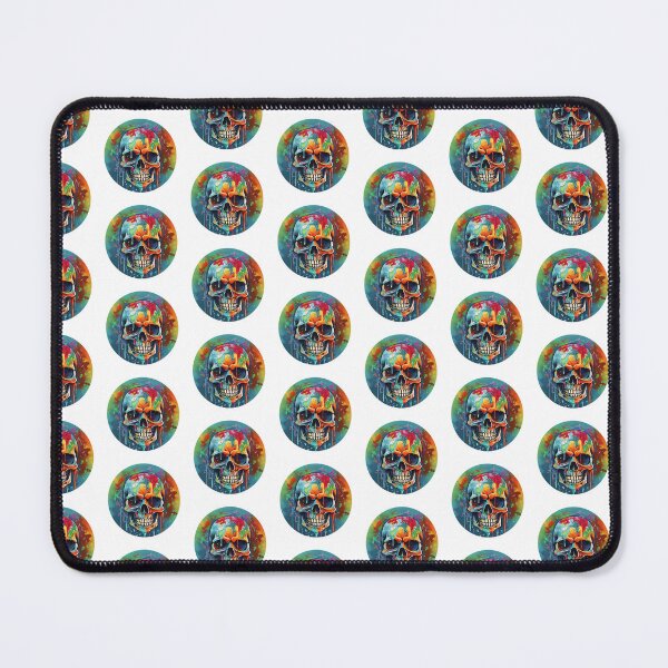 Item preview, Rainbow Melting Skull designed and sold by sticker-bombed.