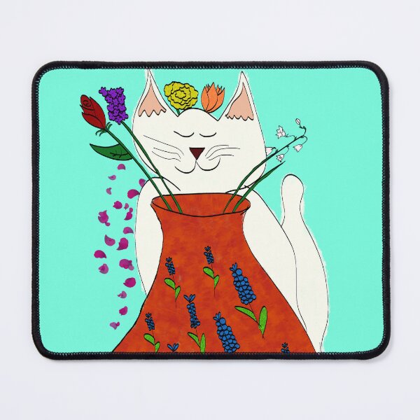 Item preview, The Cat's in the Flowers designed and sold by sammyjean08.