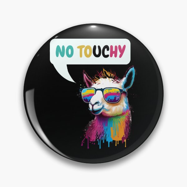 Item preview, No Touchy Llama designed and sold by LlamaLoversShop.