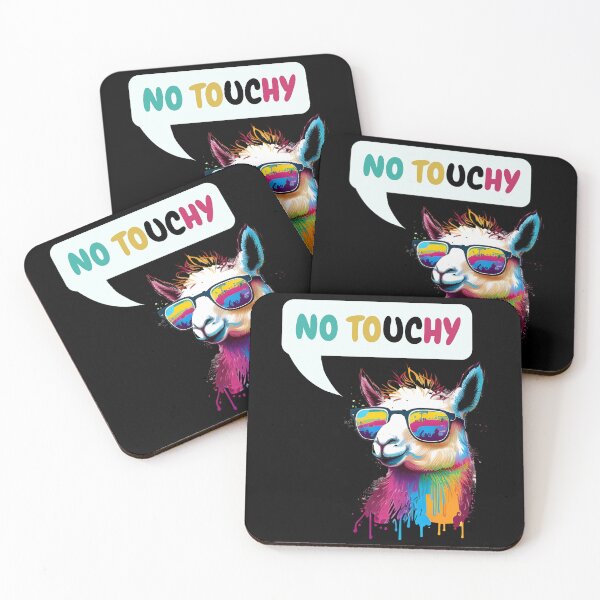 Item preview, No Touchy Llama designed and sold by LlamaLoversShop.