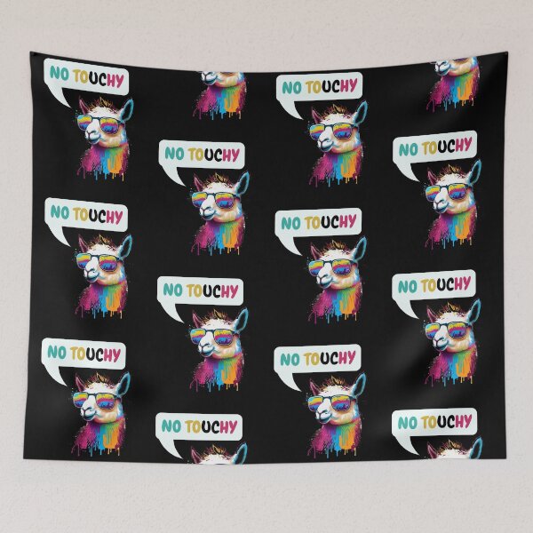 Item preview, No Touchy Llama designed and sold by LlamaLoversShop.