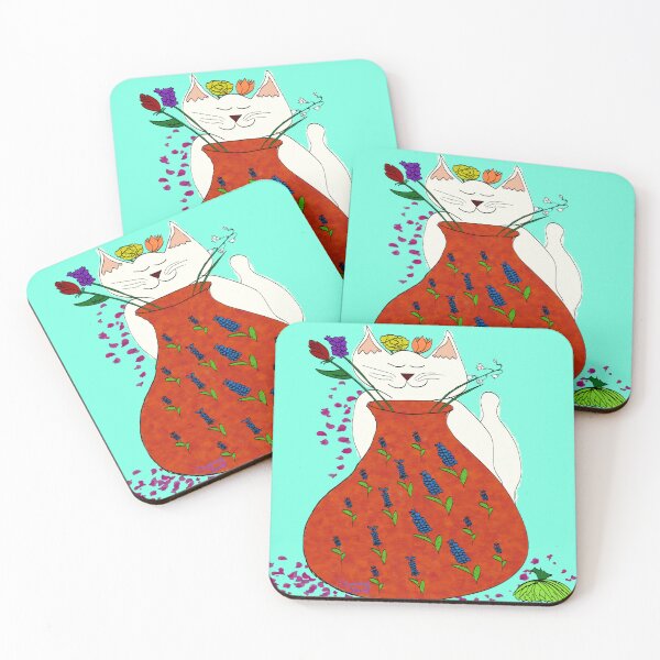 Item preview, The Cat's in the Flowers designed and sold by sammyjean08.