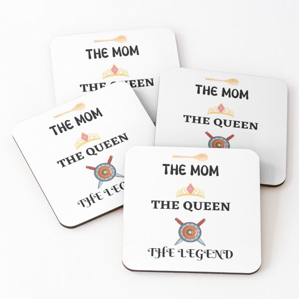 Item preview, Epic Mother's Day / Mom T-Shirt, Clothing, Apparel, Art Design. Reads: "The Mom, The Queen, The Legend" designed and sold by The Bored Buffoon.