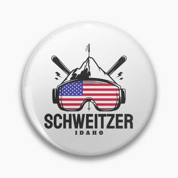 Item preview, Schweitzer Idaho USA Ski Resort Skiing Souvenir designed and sold by JackCurtis1991.