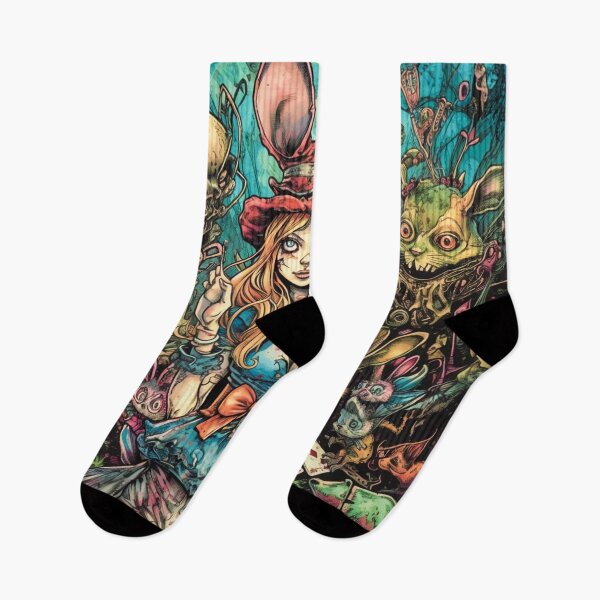 Artikelvorschau, Die dunkle Seite des Wunderlandes entworfen und verkauft von unthinkabletees.