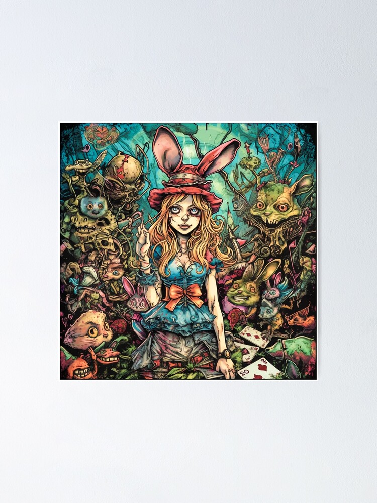 ALICE MADNESS RETURNS Inspired Wonderland Art Print Poster 