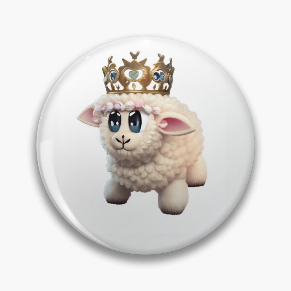 Item preview, Queen of Sheep - The sheep with the crown designed and sold by SheepAttack.