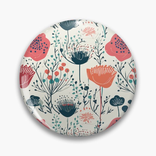 Item preview, Fine Botanical Motifs - Pattern designed and sold by Loffartdesign.